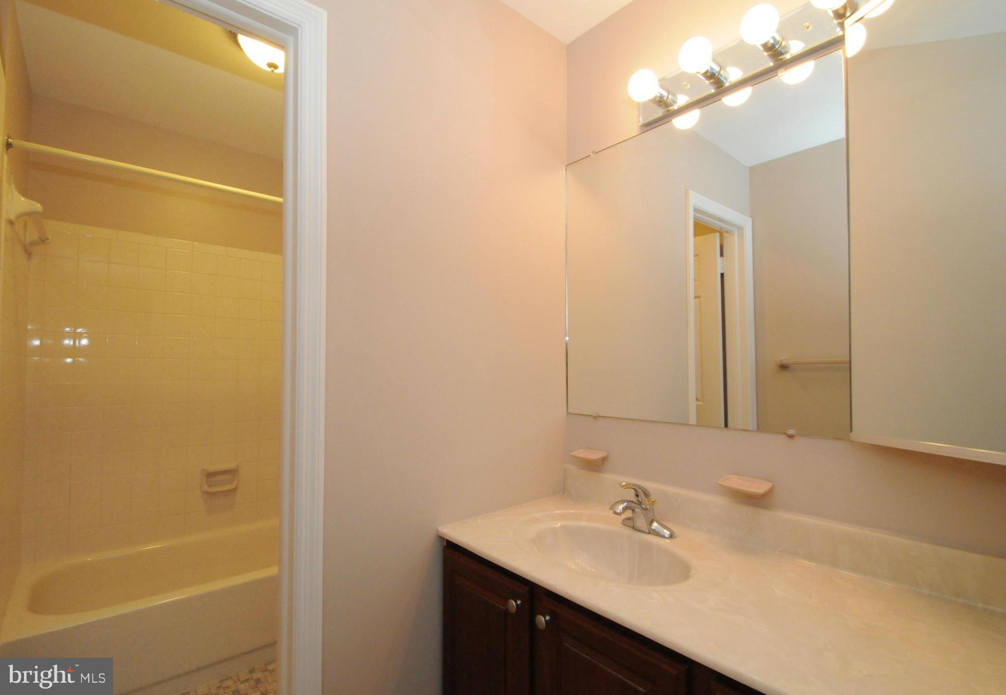 8425 Blevins Way Court Vienna, VA 22182 - Photo 20 of 30 a bathroom with a sink and a mirror