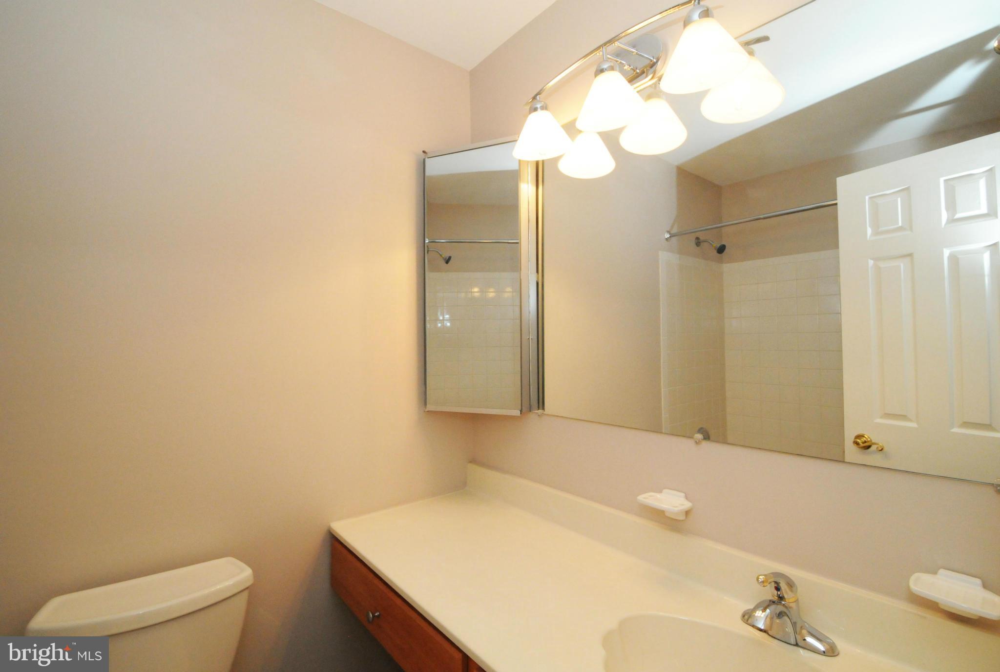 8425 Blevins Way Court Vienna, VA 22182 - Photo 25 of 30 a bathroom with a sink a toilet and shower