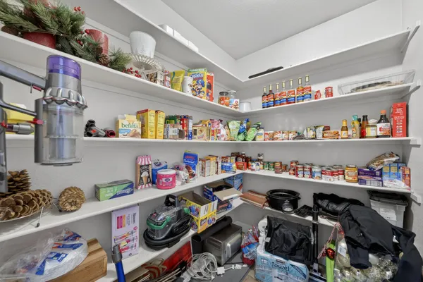 a room with storage and utility
