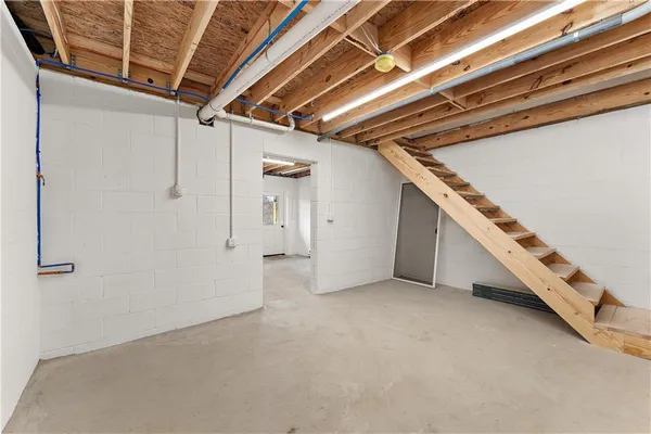 a view of an empty room