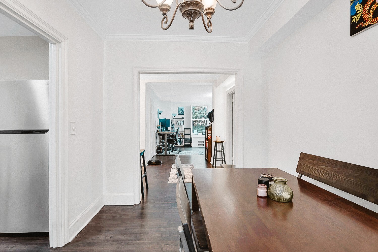 4225 Harding Pike, Unit 408 Nashville, TN 37205 - Photo 9 of 19 a dining room with furniture and mirror