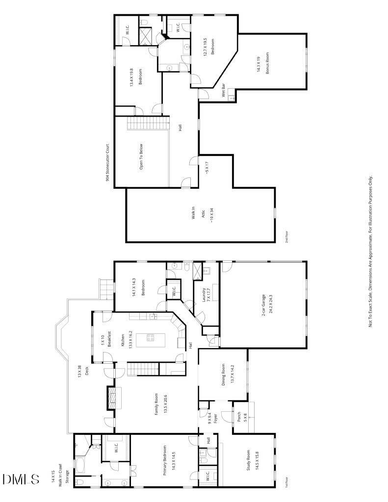 904 Stonecutter Court Raleigh, NC 27614 - Photo 64 of 64 Floor Plan 4