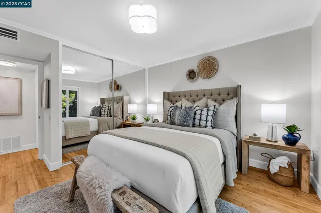 a view of a hallway with washer and dryer