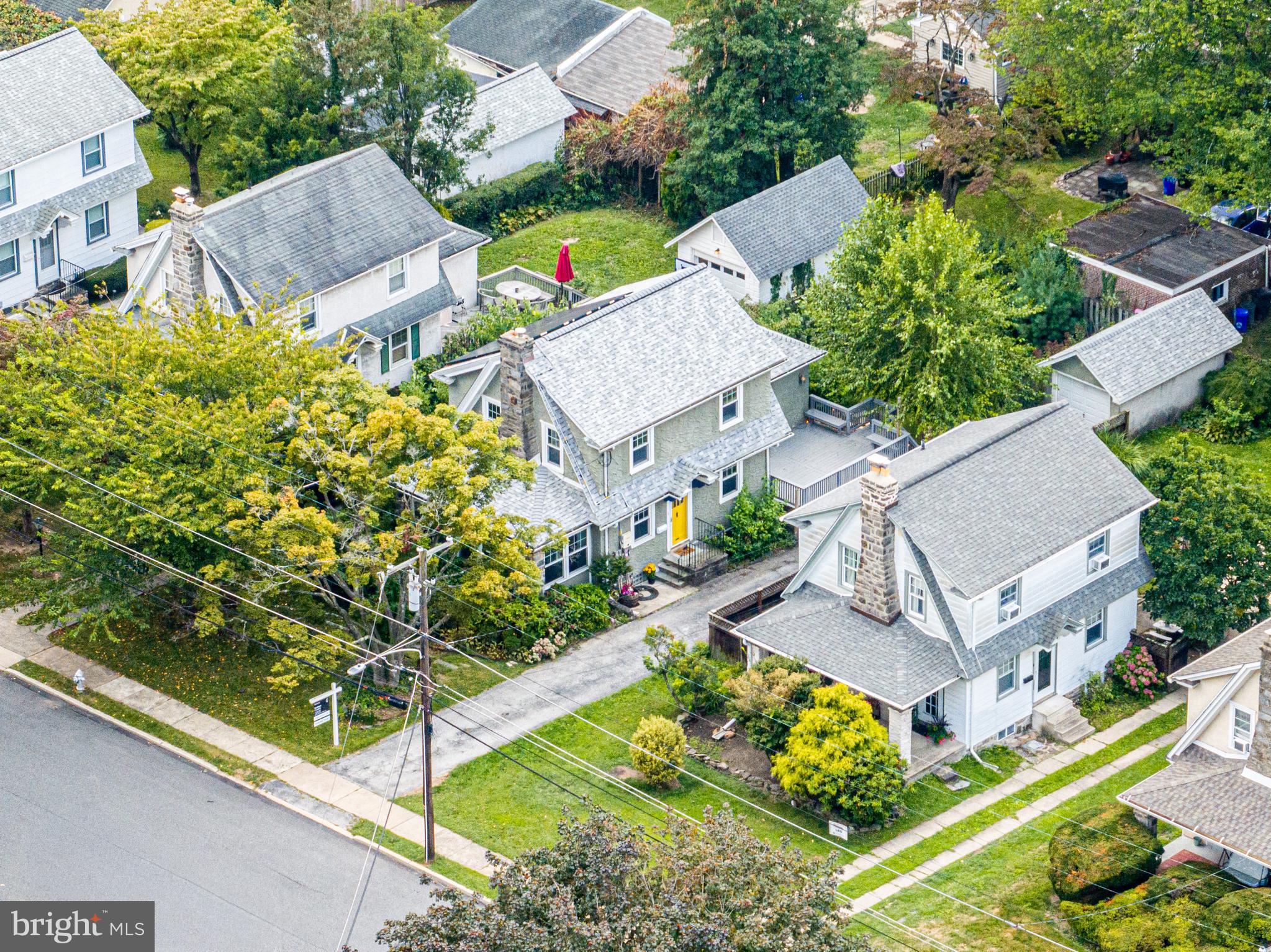 2114 East County Line Road Ardmore, PA 19003 - Photo 3 of 30 From above