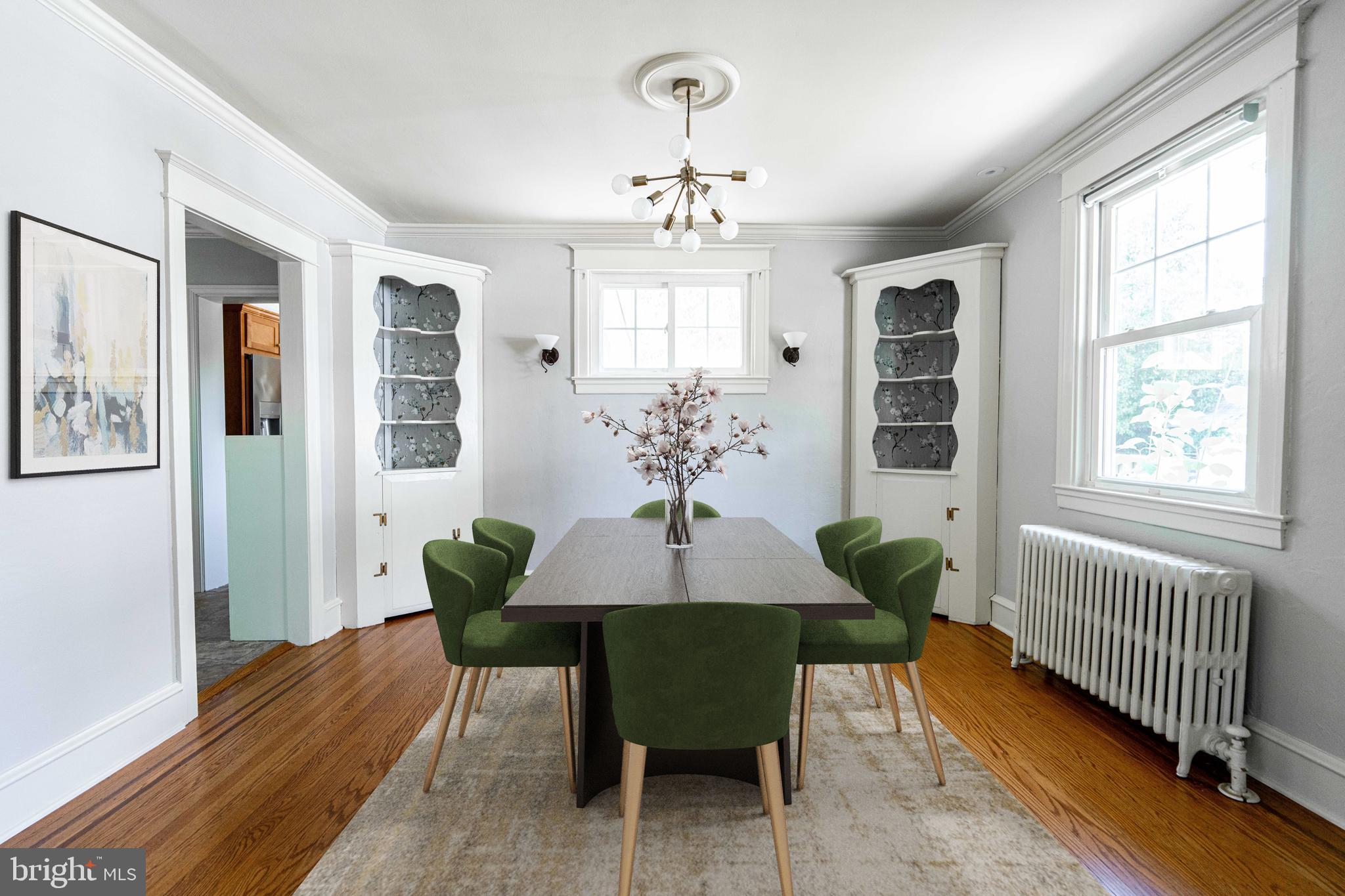 2114 East County Line Road Ardmore, PA 19003 - Photo 9 of 30 Dining room, virtually staged