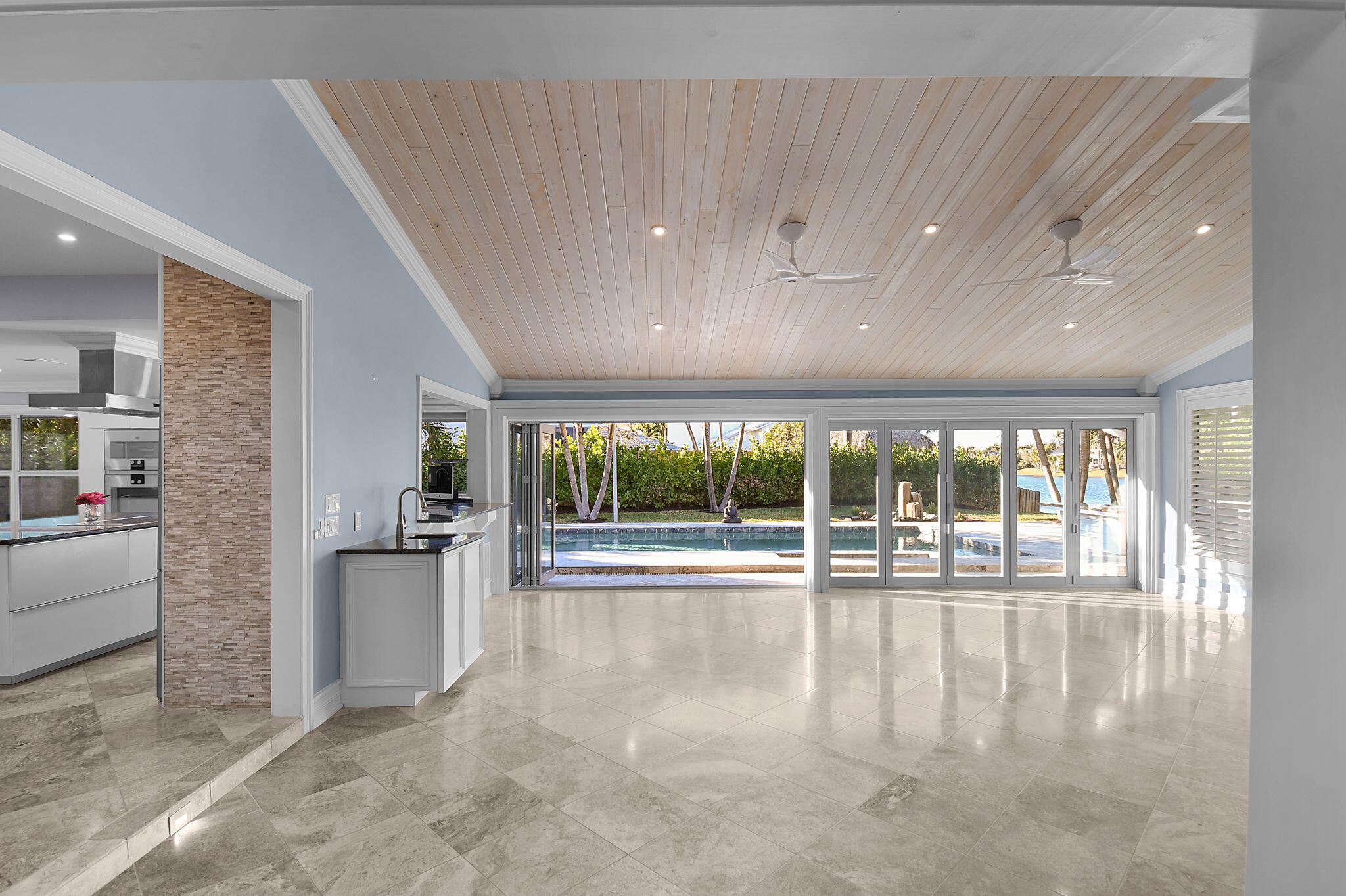 123 Olympus Way Jupiter, FL 33477 - Photo 25 of 116 a view of empty room with floor to ceiling window and an outdoor view