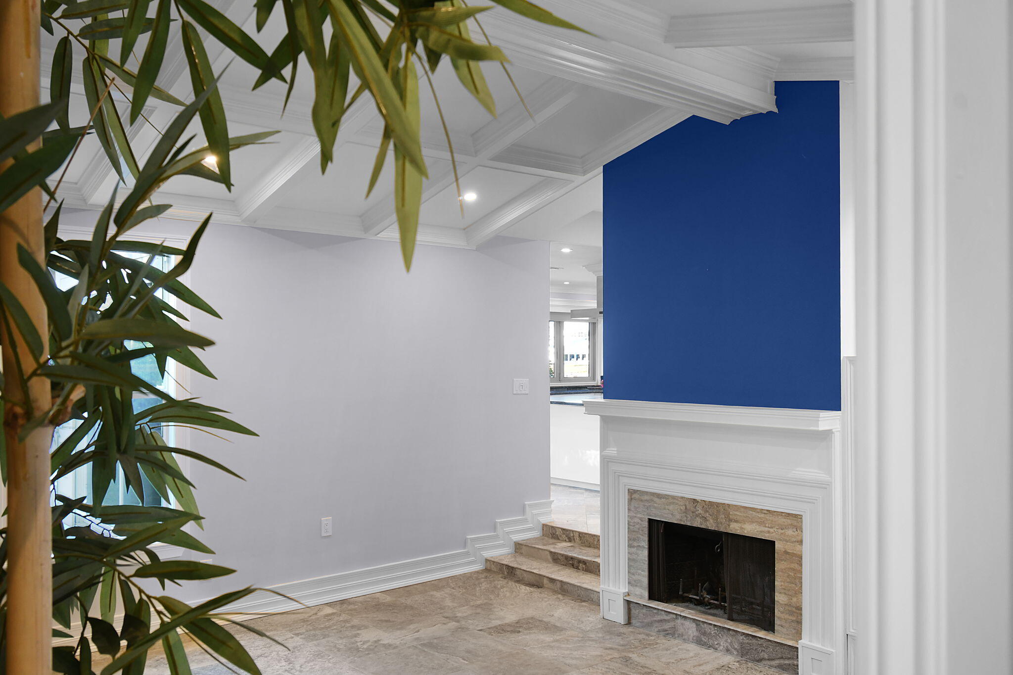 123 Olympus Way Jupiter, FL 33477 - Photo 64 of 116 a view of hall way with furniture and a fireplace