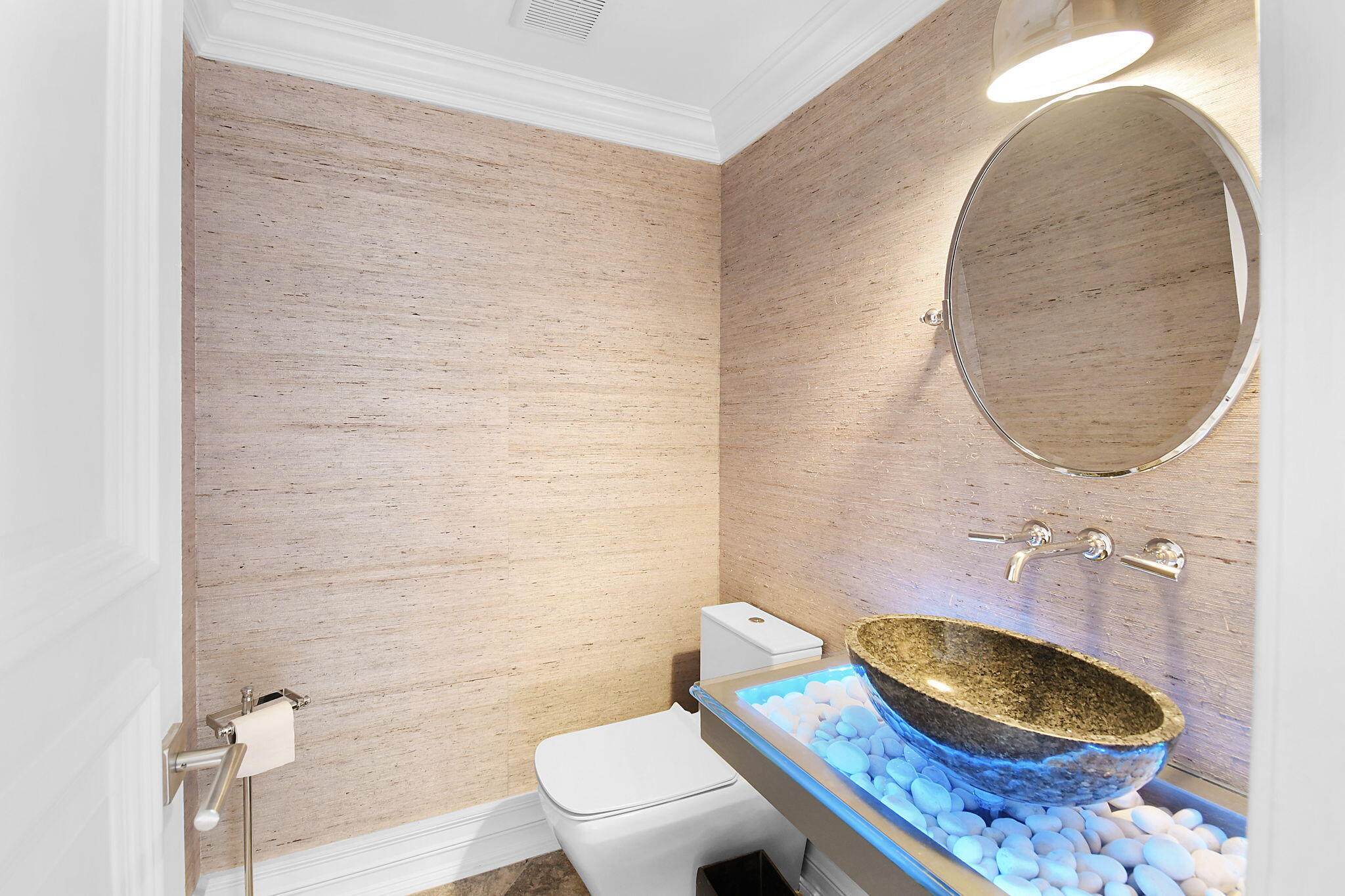 123 Olympus Way Jupiter, FL 33477 - Photo 74 of 116 a bathroom with a sink a toilet and a mirror