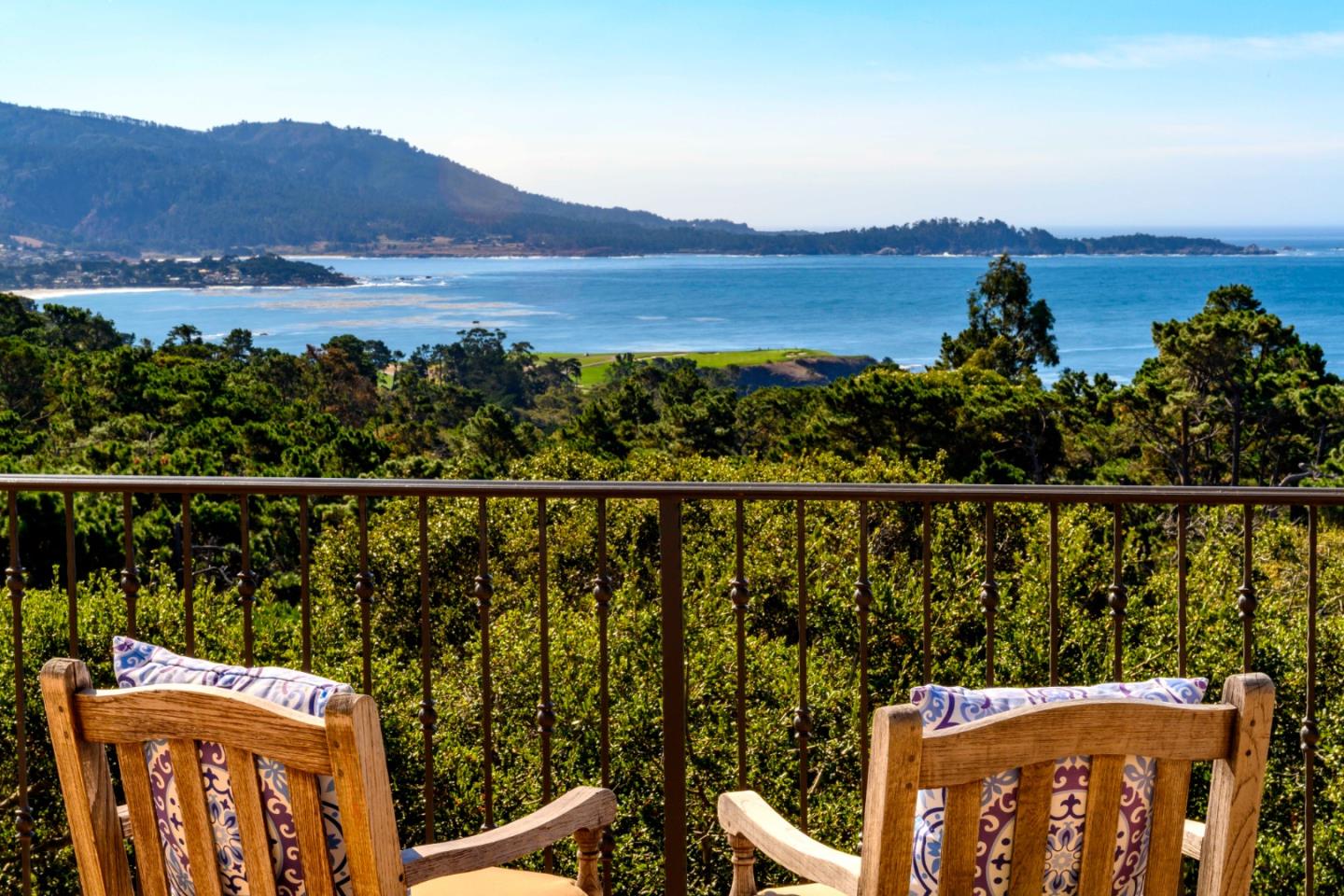 1504 Bonifacio Road Pebble Beach, CA 93953 - Photo 18 of 23 a view of a balcony with mountain view