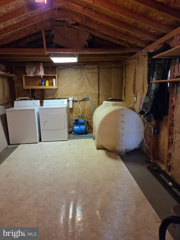 a view of a storage & utility room