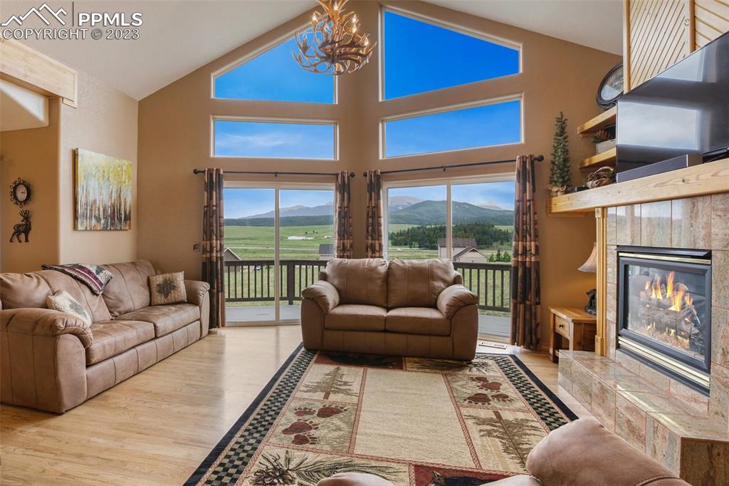 113 Matthew Road Divide, CO 80814 - Photo 3 of 49 a living room with furniture and a large window