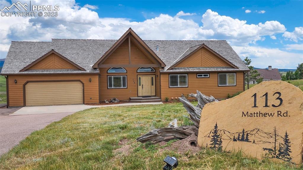 113 Matthew Road Divide, CO 80814 - Photo 40 of 49 a view of a house with a outdoor space