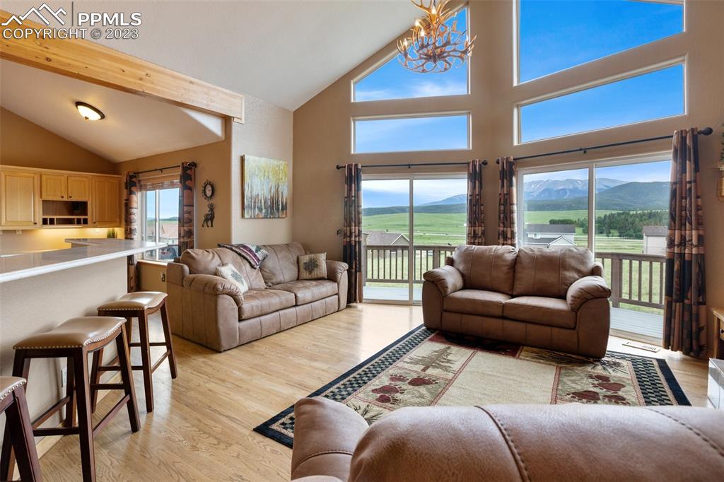 113 Matthew Road Divide, CO 80814 - Photo 5 of 49 a living room with furniture and a large window