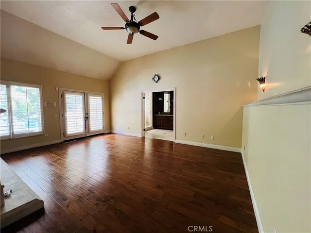 a bathroom with a double vanity sink and mirror