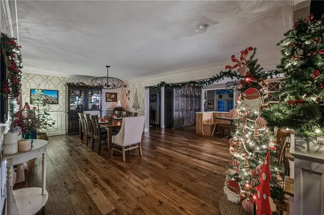 a living room filled with furniture and a potted plant