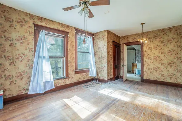 a view of an empty room