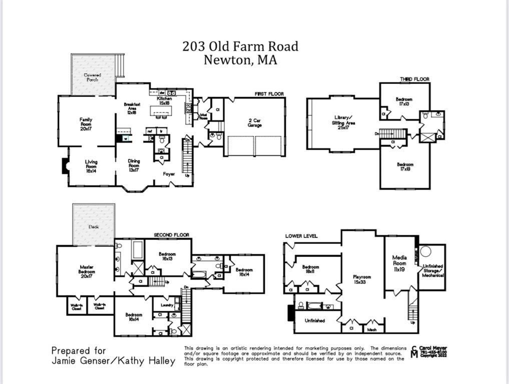 203 Old Farm Road Newton, MA 02459 - Photo 23 of 24 a black and white photo of a living room