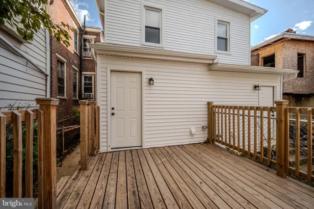 a view of a house with wooden floor
