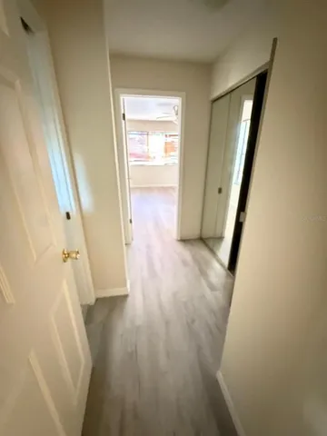 wooden floor in a gallery