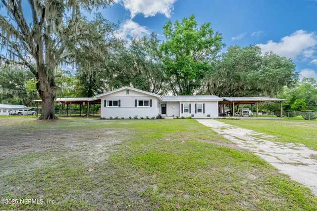 a view of house with garden