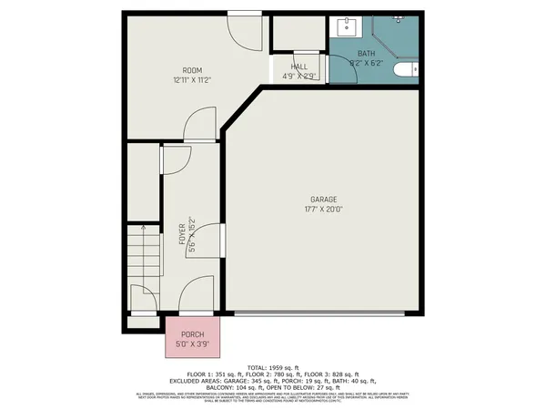 a picture of a floor plan