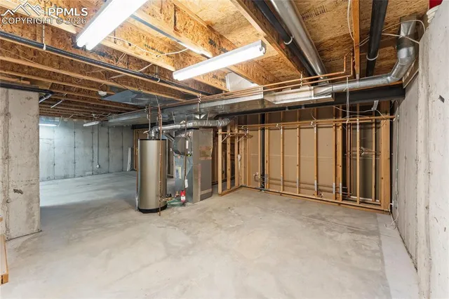 a view of a terrace with wooden fence