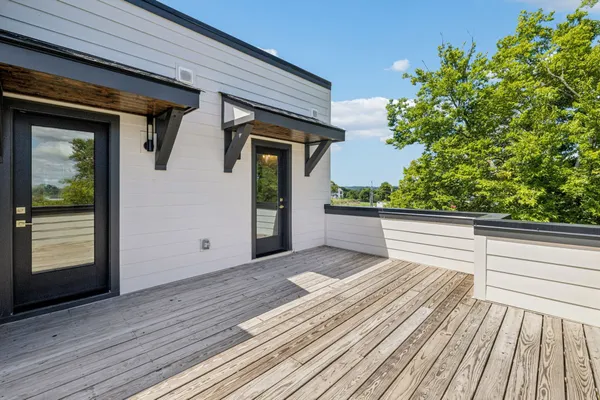 a view of balcony and deck