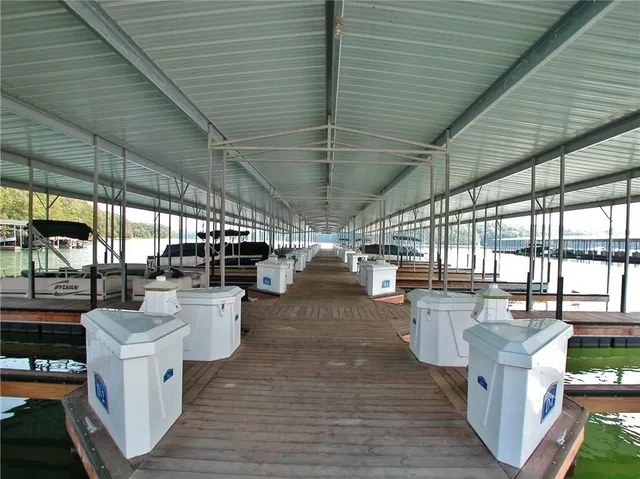 a view of a patio with swimming pool