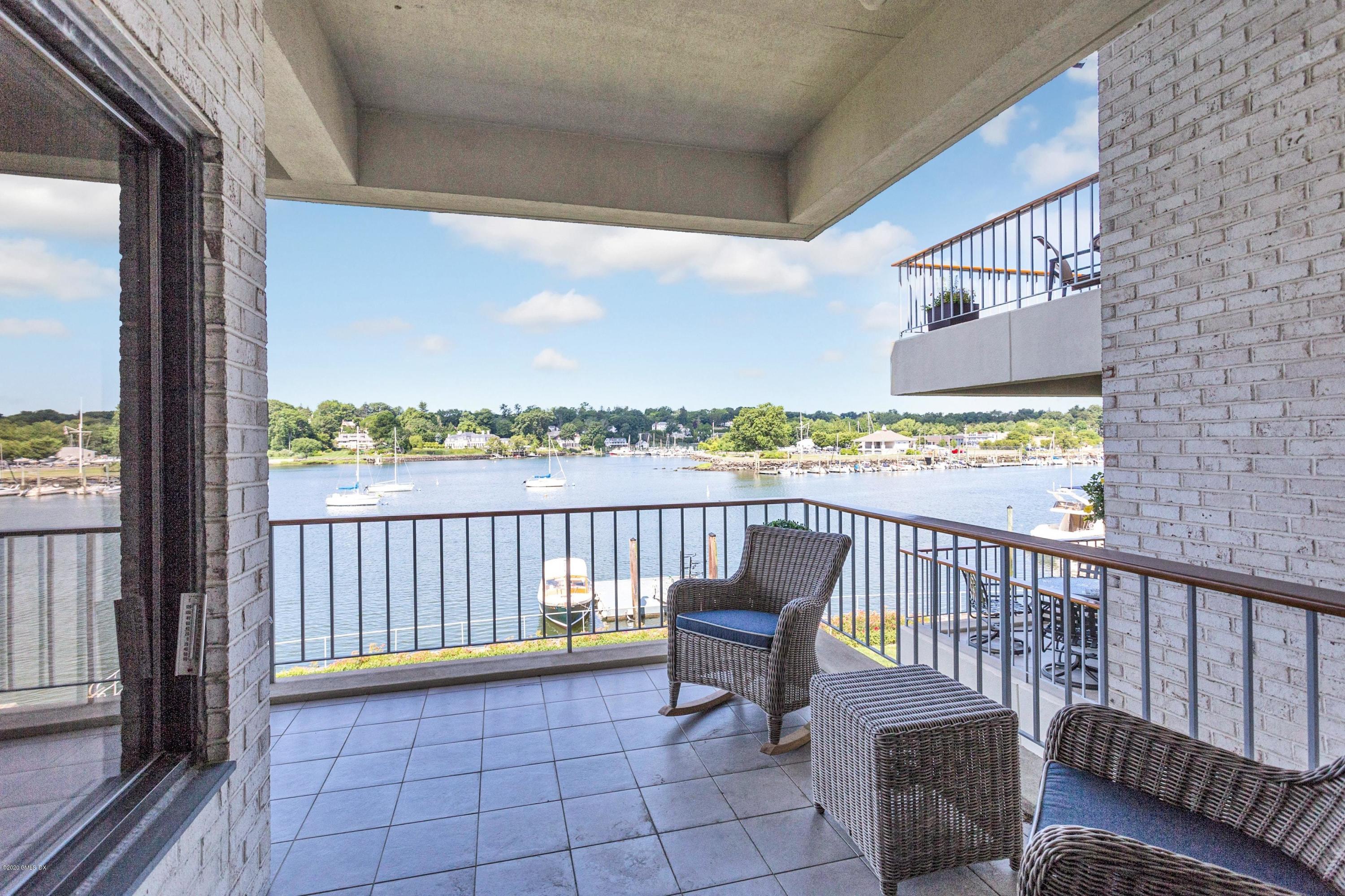 680 Steamboat Road, Unit 5 Greenwich, CT 06830 - Photo 2 of 21 a view of a bench in the balcony
