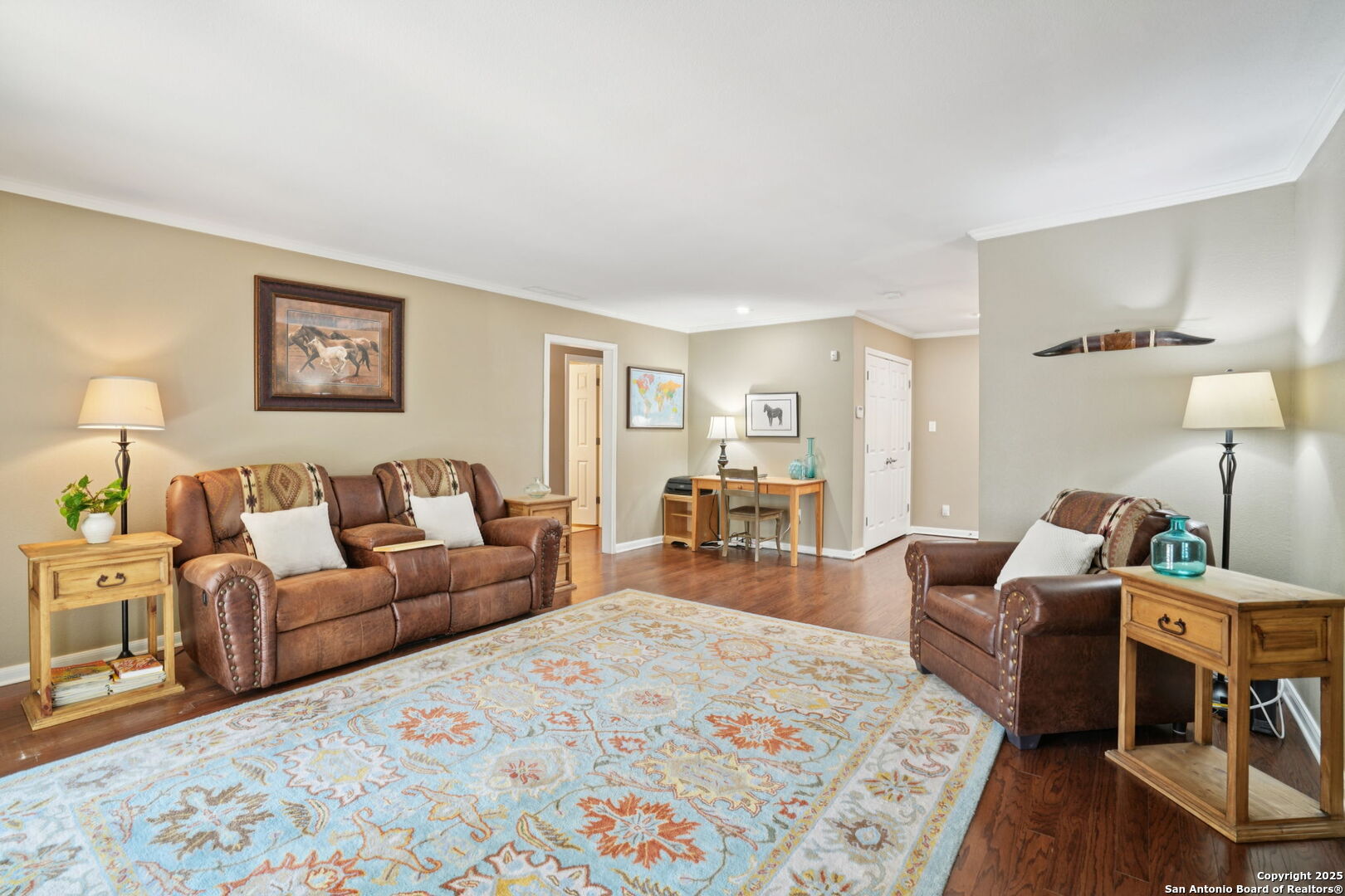 100 Lorenz Road, Unit 1204 San Antonio, TX 78209 - Photo 1 of 27 a living room with furniture and a lamp