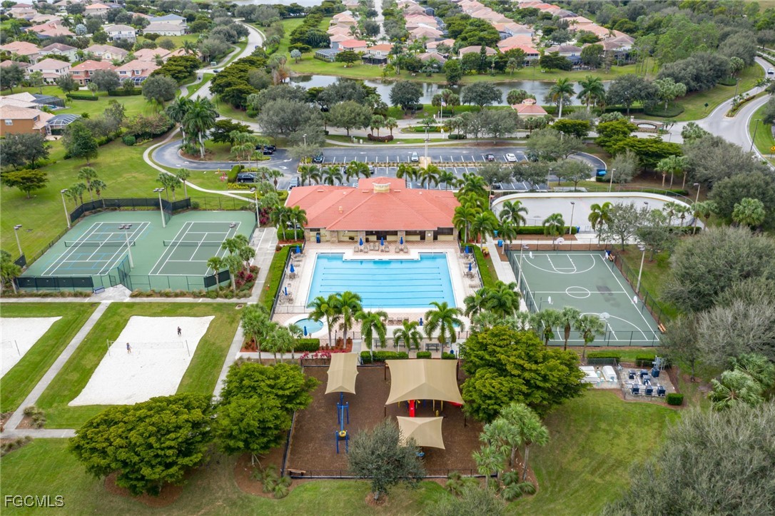 12406 Rock Ridge Lane Fort Myers, FL 33913 - Photo 30 of 35 an aerial view of a residential houses with outdoor space and street view