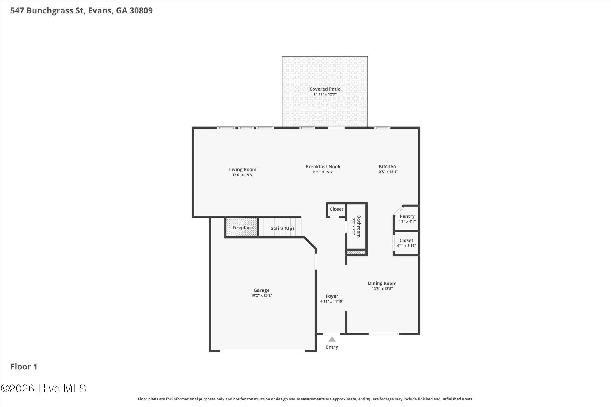547 Bunchgrass Street Evans, GA 30809 - Photo 60 of 64 02-Floor-1