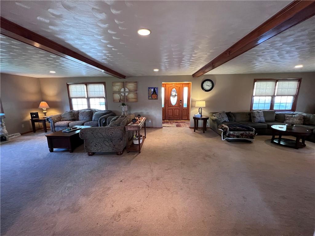 822 Old State Road Apollo, PA 15613 - Photo 12 of 28 a living room with furniture and a large window