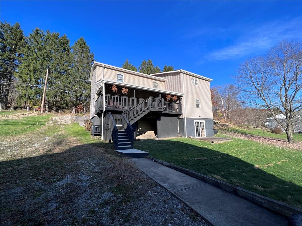 822 Old State Road Apollo, PA 15613 - Photo 26 of 28 a view of a house with a yard