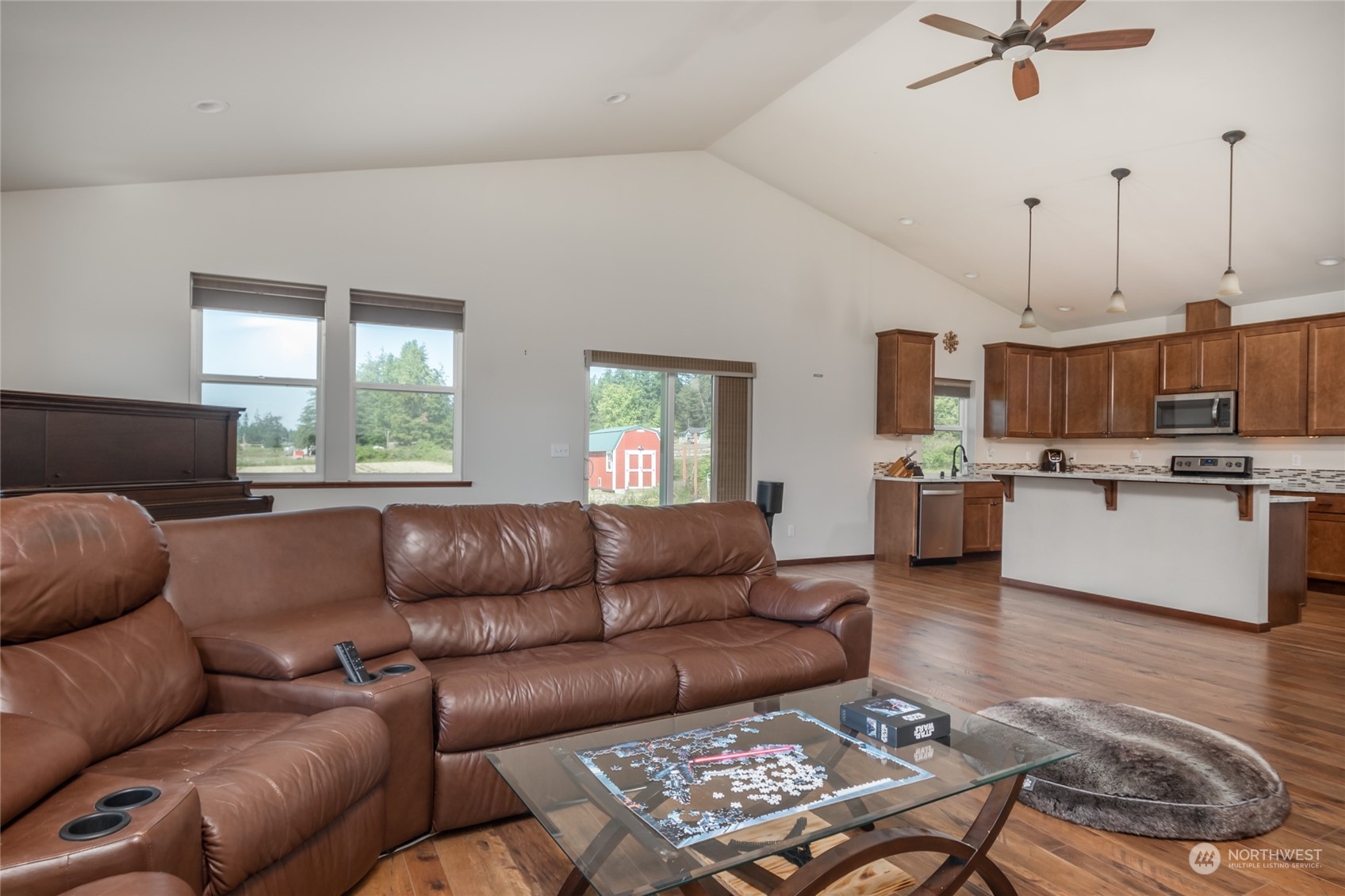 11 West Green Valley Road Oak Harbor, WA 98277 - Photo 11 of 36 a living room with furniture kitchen and a window