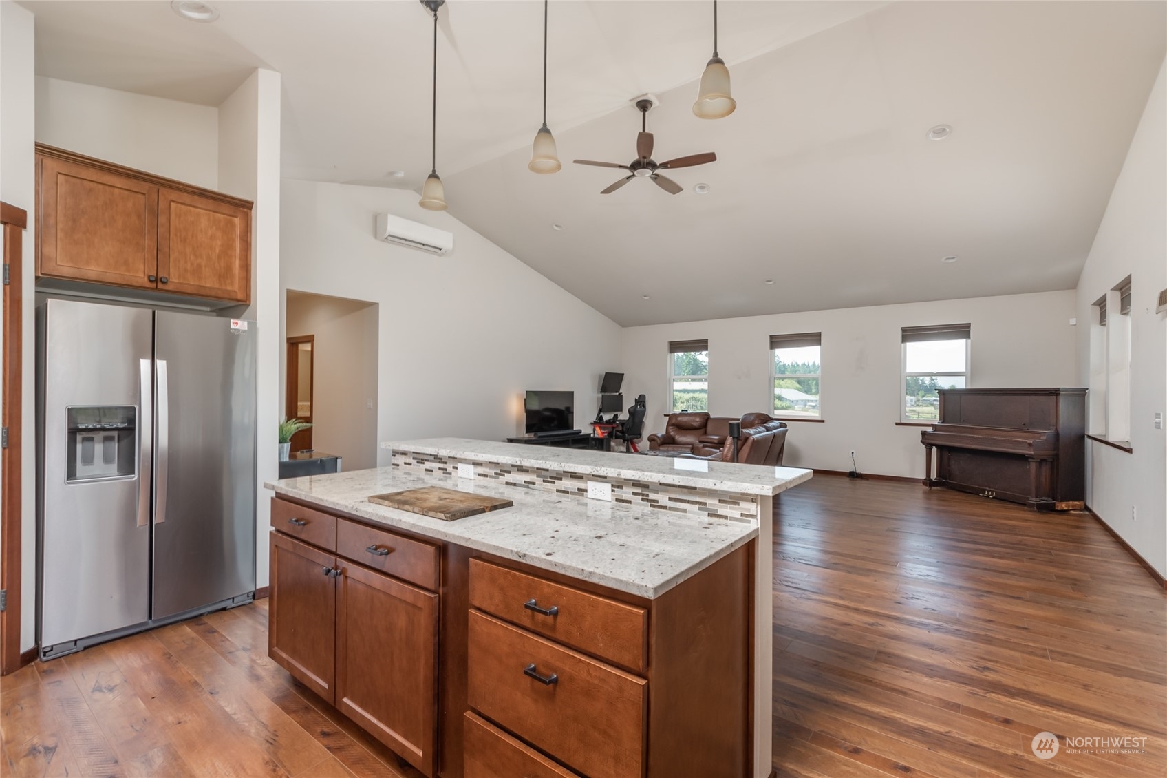 11 West Green Valley Road Oak Harbor, WA 98277 - Photo 7 of 36 a kitchen with sink refrigerator and cabinets