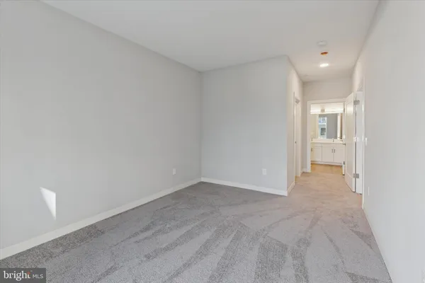 a view of a big room with a bathroom