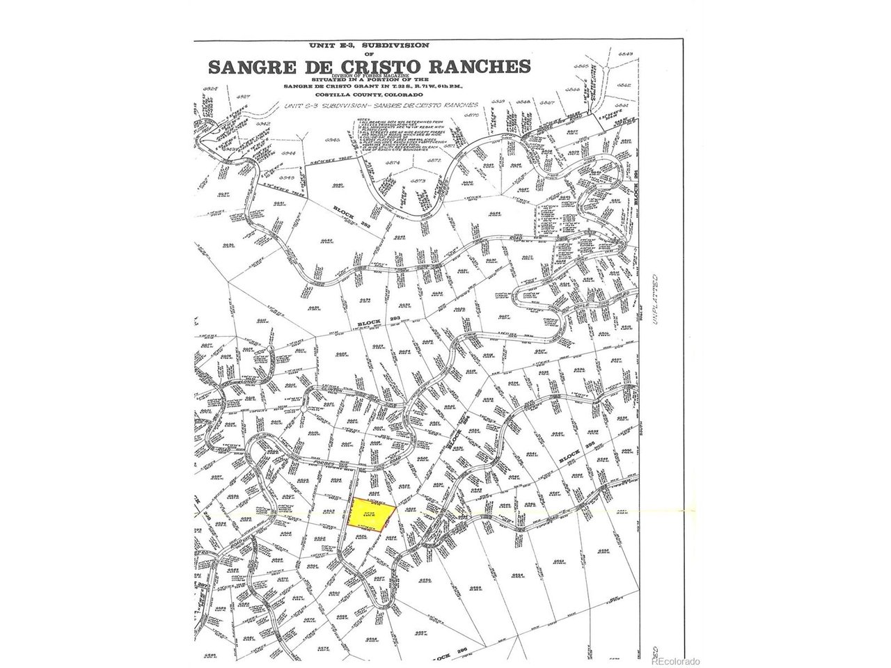 6525 Schlueter Road San Luis, CO 81152 - Photo 21 of 21 Plat Map