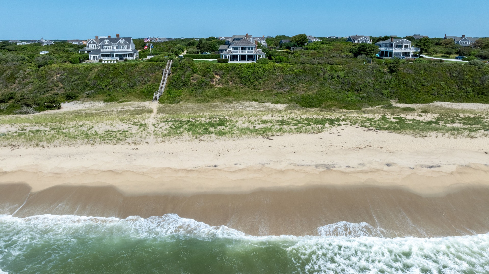 34 Bosworth Road Nantucket, MA 02554 - Photo 9 of 38 a view of a lake beach and mountain