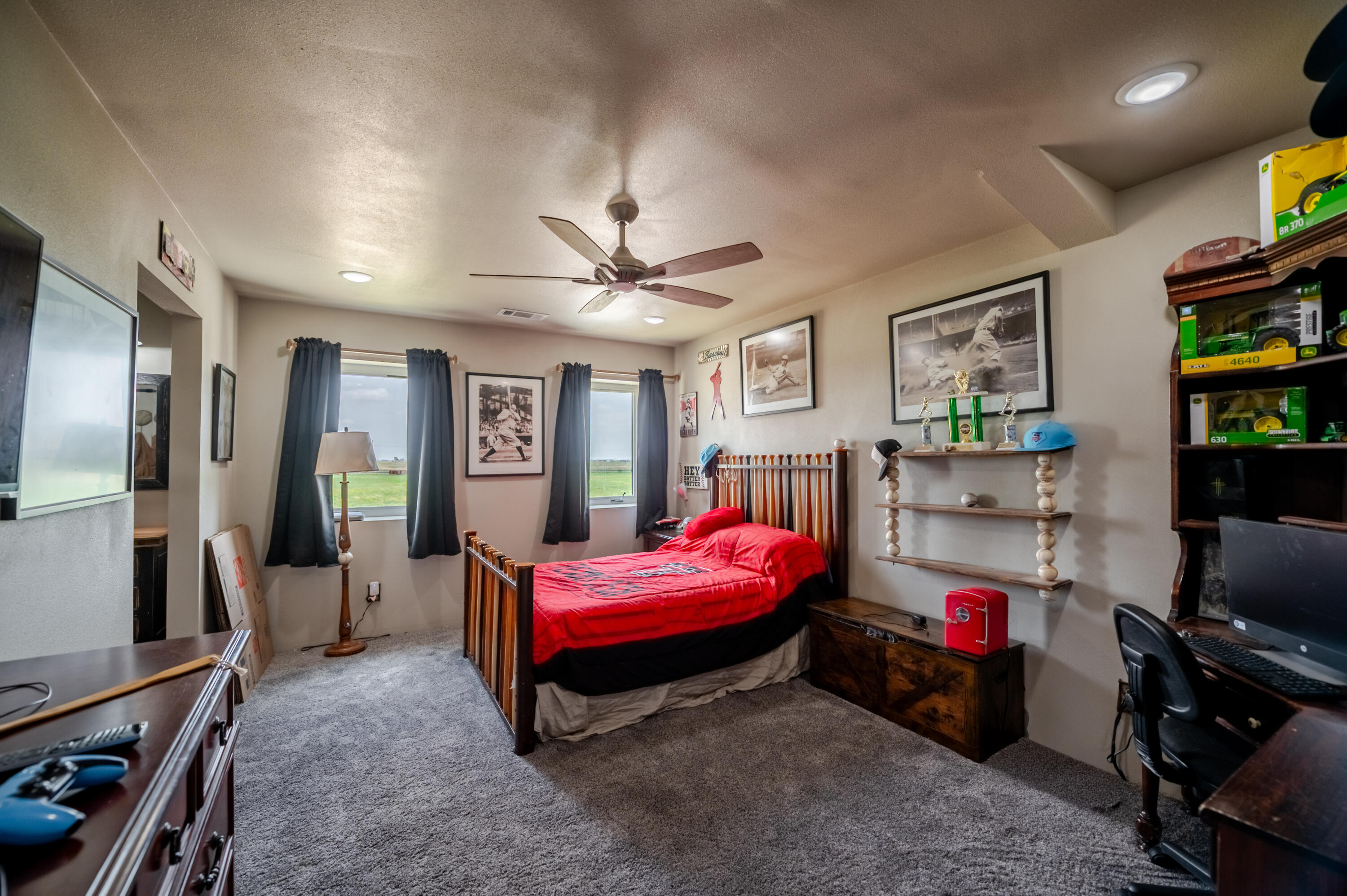 6792 Maine Road Anton, TX 79313 - Photo 45 of 77 a bedroom with furniture and a bed