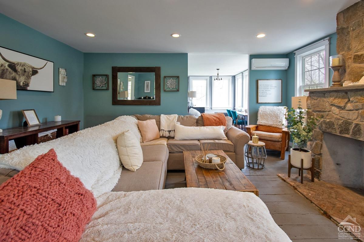 0 3327 Route 199 Pine Plains, NY 12567 - Photo 14 of 43 a living room with furniture and a fireplace