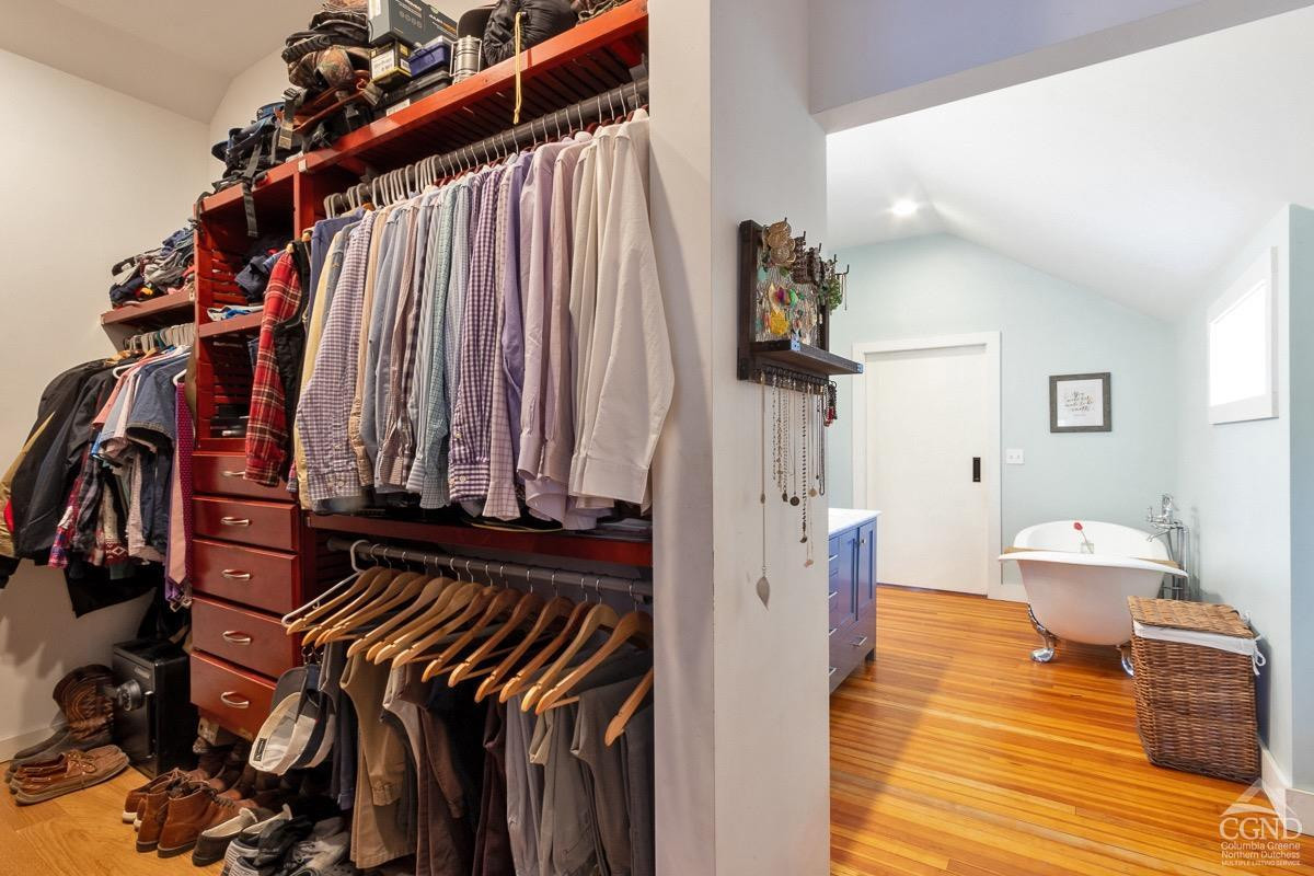0 3327 Route 199 Pine Plains, NY 12567 - Photo 23 of 43 a view of walk in closet with clothes and shoes