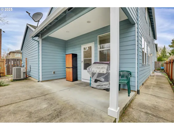 a view of a house with a patio