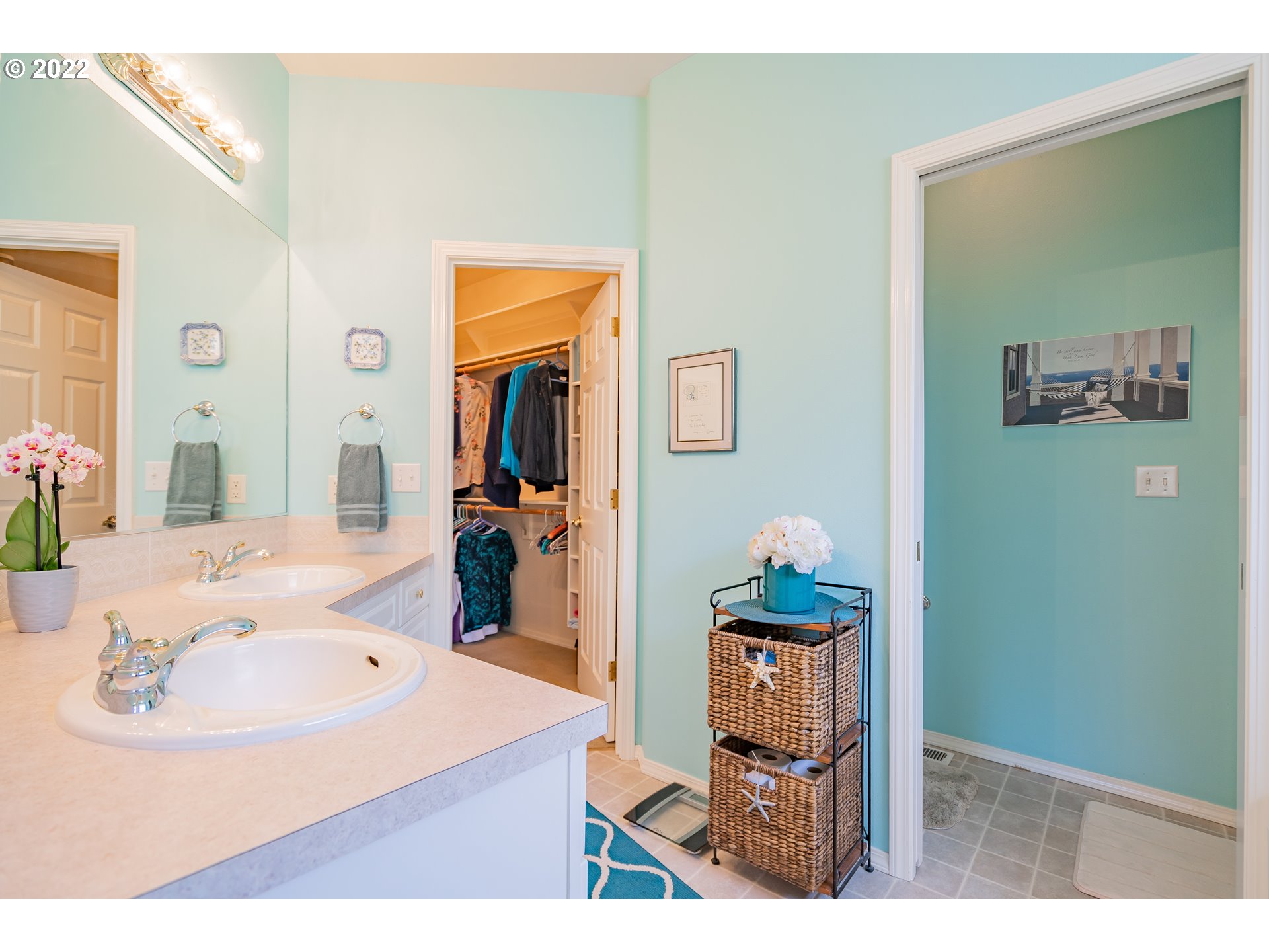 3711 Northwest 114th Street Vancouver, WA 98685 - Photo 21 of 32 a bathroom with a sink mirror and a bath tub