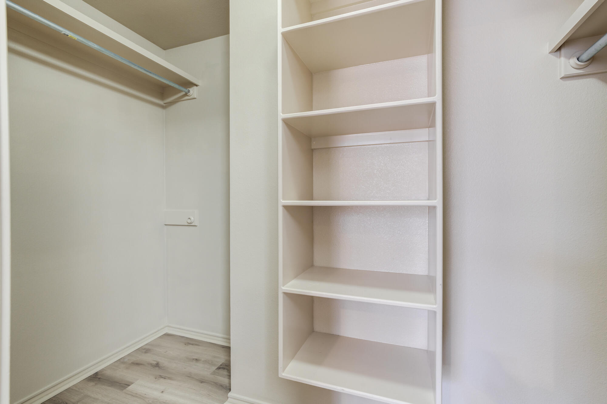 6509 72nd Street Lubbock, TX 79424 - Photo 24 of 40 a view of an empty walk in closet