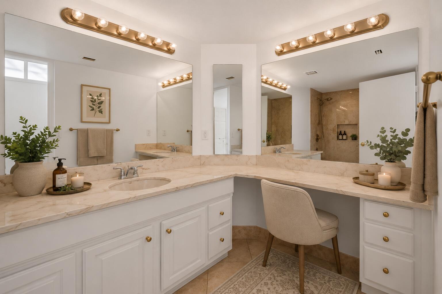 9879 Boca Gardens Trail, Unit A Boca Raton, FL 33496 - Photo 12 of 34 Primary Bathroom