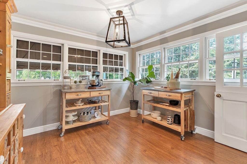 2 Davidson Drive Beaver Falls, PA 15010 - Photo 11 of 25 a kitchen with a stove a refrigerator and a wooden floor