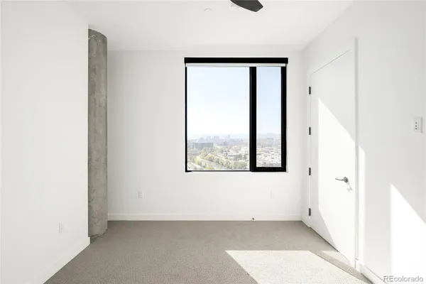 a view of sky from window