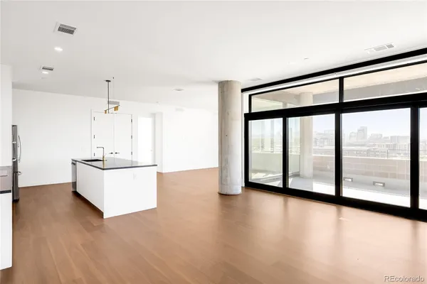 a view of an empty room with window