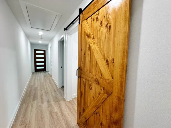 a view of walk in closet with window